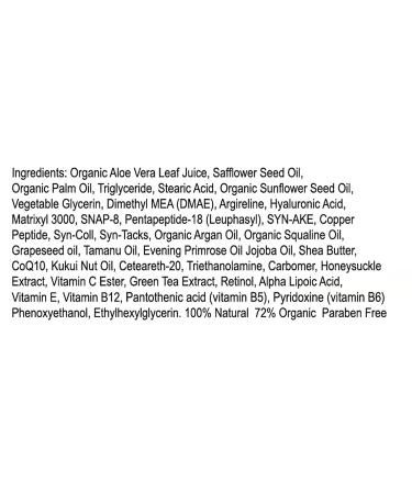 Magic Night Cream-No Needle Alternative-Pure Argireline Peptides Overnight Firming Cream-Argireline Matrixyl 3000 SNAP-8 Pentapeptide-18 (Leuphasyl) SYN-AKE Copper Peptide Syn-Coll Syn-Tacks 2 Fl Oz (Pack of 1) - Buy Online on GoSupps.com