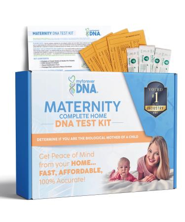 My Forever DNA - Maternity DNA Collection Kit - Includes All Lab Fees & Shipping to Lab - Up to 34 DNA (Genetic) Markers Tested - Accurate Results in 1-3 Business Days