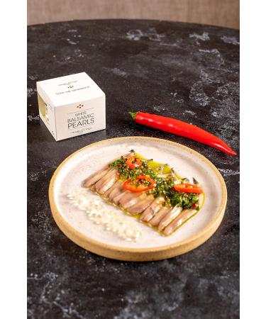 Messino White Balsamic Pearls 50ml - Gourmet Pearls for Culinary Creations - Buy Online on GoSupps.com