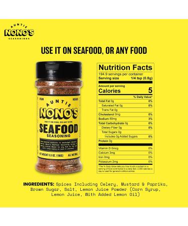 Auntie Nono's Savory Sampler Set - Gourmet Seasonings for Fish, Shrimp, Chicken & More - Buy Online on GoSupps.com