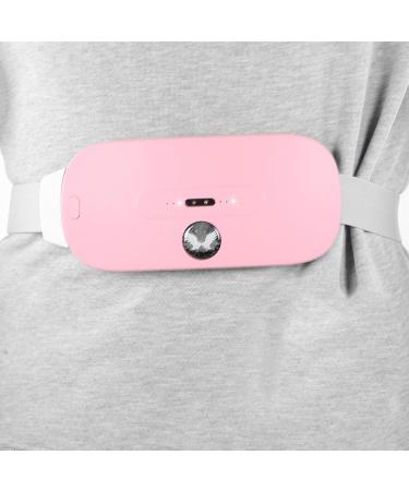 Menstrections Heating Pillows - 3 Heat Levels & Vibration Massage for Abdominal Cramp Relief | Electric Hip Belt (Pink) - International Shipping Available - Buy Online on GoSupps.com