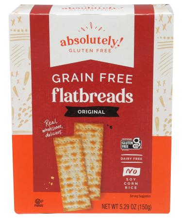 Absolutely Gluten Free Flatbread, Original, 5.29-Ounce Original 5.29 Ounce (Pack of 1)