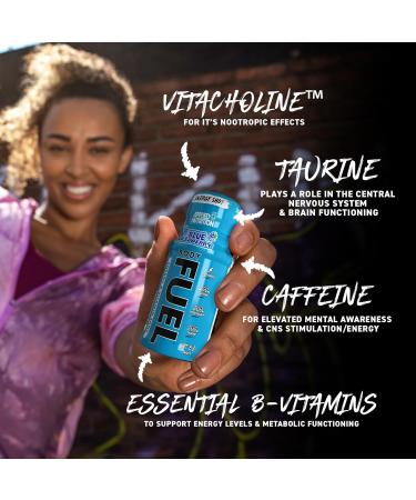 Applied Nutrition BodyFuel Energy Shot - Body Fuel Prime Energy Shot Physical Performance with B-Vitamins Taurine Caffeine Sugar Free Zero Calories (Box 12 Units x 60ml) (Blue Raspberry) Blue Raspberry 60 ml (Pack of 12) - Buy Online on GoSupps.com