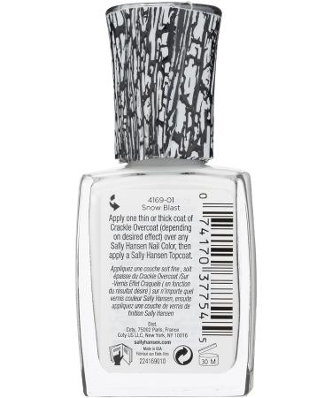Sally Hansen Snow Blast Crackle Overcoat Nail Polish - 0.4 oz - Buy Online on GoSupps.com