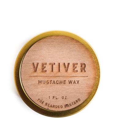 TBB Vetiver Mustache Wax for Men | Tame & Style Your Mustache | Excellent Grooming, Excellnet Scent (1 Oz.)