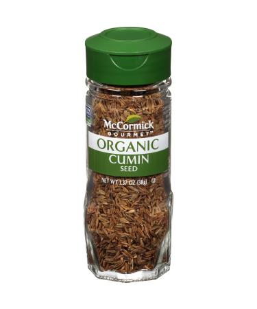 McCormick Gourmet Organic Cumin Seed, 1.37 oz ORGANIC SEED 1.37 Ounce (Pack of 1)