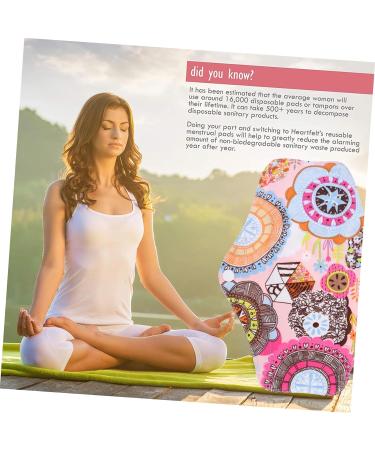 3pcs Bamboo Charcoal Reusable Cloth Menstrual Pads - Eco-Friendly Maternity & Women's Towels - Buy Online on GoSupps.com