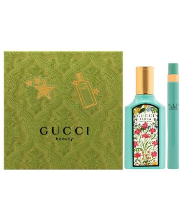 Gucci Flora Gorgeous Jasmine for Women - 2 Pc Gift Set 1.6oz EDP Spray 0.33oz EDP Spray