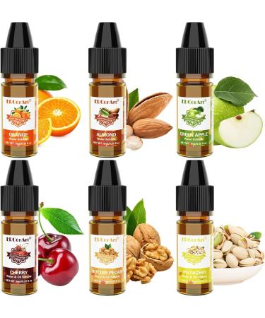 Food Flavoring Oil - Concentrated Candy Flavors 6 Liquid Lip Gloss Flavoring Oil Almond Butter Pecan Pistachio Flavor Oil for Baking Cooking Slime Making Drinks Water & Oil Soluble - 0.25 Fl Oz - Buy Online on GoSupps.com