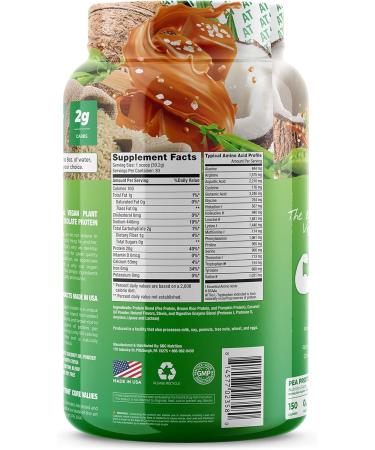 Buy About Time Vegan Protein Supplement - Salted Caramel Flavor 2 Pound | Best Plant-Based Protein for International Shipping - Buy Online on GoSupps.com