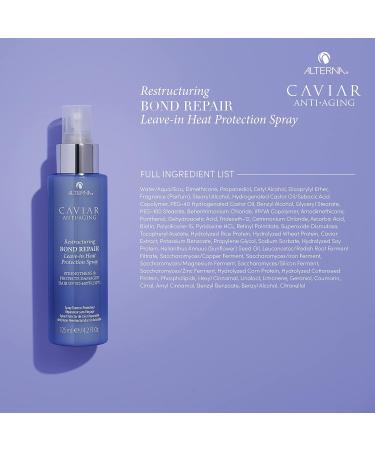 Alterna Caviar Anti-Aging Restructuring Bond Repair Travel Size Heat Protection Spray 0.85 fl. oz. | Strengthens & Protects Damaged Hair - Buy Online on GoSupps.com