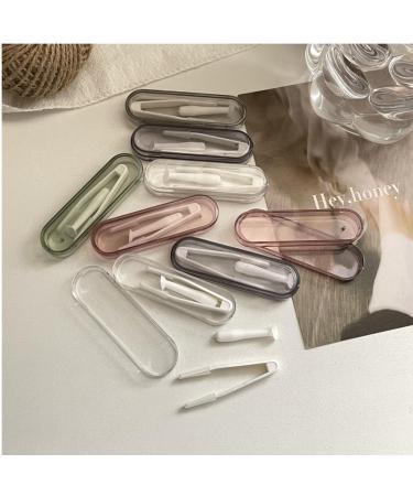 Portable Contact Lens Stick Tool Case Set Contact Lenses Remover and Insertion Tool (Inserter/Remover+Tweezer with Soft Tip) (Assorted Color)