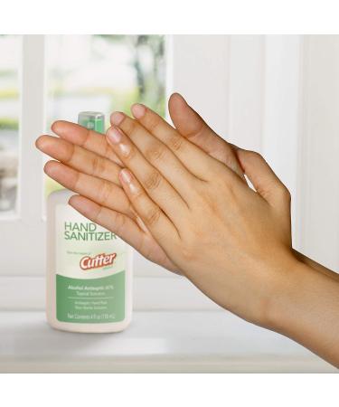 Cutter Hand Sanitizer 4oz Non-Sterile Antiseptic Solution - Pack of 1 - Buy Online on GoSupps.com