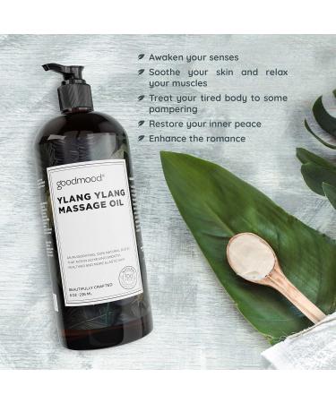 GoodMood Ylang Ylang Massage Oil - Aromatherapy & Sensual Delights for Couples - Perfect for Massage Therapy - Shop Internationally - Buy Online on GoSupps.com