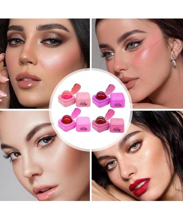 Cheek Blush Stick | Cream Blush Stick for Lips and Eyes - Moisturizing Jelly Texture with Instant Lip Colour for Daily and Party Use for Women and Girls - Buy Online on GoSupps.com