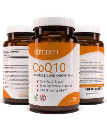 COQ10 Supplement | 100mg - 30 Softgels | Coenzyme Q10 Supplement to Support Energy Production | High Strength COQ10 Ubiquinone Antioxidant to Fight Free Radicals | Rapid Absorption Q10 Coenzyme | CQ10