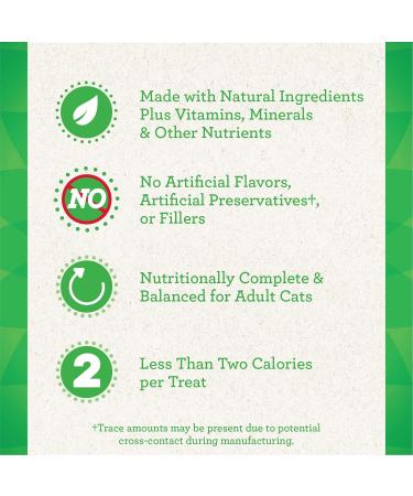 FELINE GREENIES Cat Treats Adult Natural Dental Care Catnip Flavour 9.75oz. Tub & FELINE GREENIES Cat Treats SMARTBITES Healthy Indoor Natural Dental Care Chicken Flavour 2.1oz Pouch - Buy Online on GoSupps.com