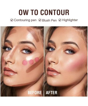 Liquid Blush Wand Matte Compact 12ml Blush Beauty Wand Blendable Light For Face - Buy Online on GoSupps.com