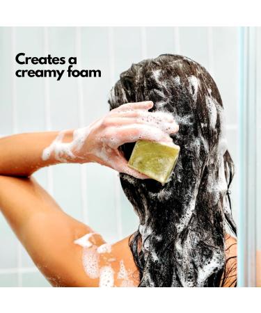 SoapFactory Organic Shampoo Bar Set - 100% Natural Vegan Hair Soaps for Men & Women | Charcoal Lemongrass Aloe Vera Tea Tree & Rosemary (5 Pack - Buy Online on GoSupps.com