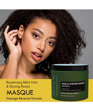 Sunny Isle Rosemary Mint Hair Masque 16oz - Strengthening Roots with Biotin & Jamaican Black Castor Oil | Double Growth Formula - Buy Online on GoSupps.com