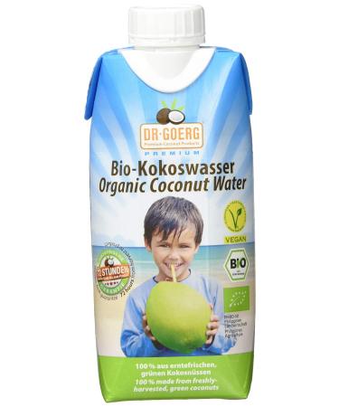 Dr. Goerg Premium Organic Coconut Water pack of 6 (6 x 330 g)