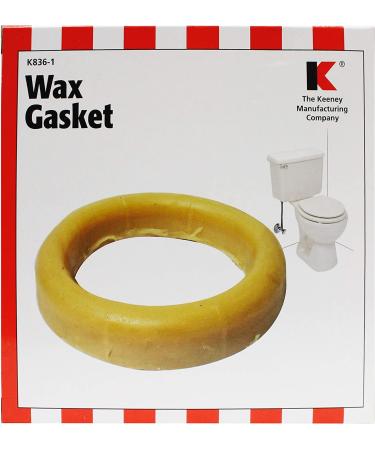 Plumb Pak K836-1 Standard Toilet Wax Gasket | For 3 or 4 Waste Lines | Honey Yellow - Buy Online on GoSupps.com