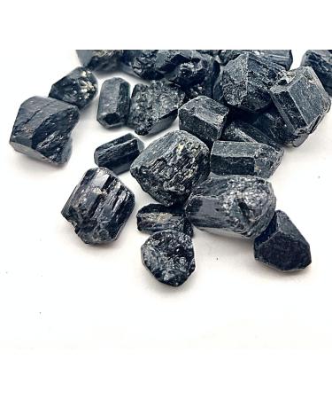 Doja Barcelona |Natural Black Tourmaline |30 to 50mm |100g |Mountain crystal Rohstein waterstones crystals healing stones |Minerals stones/gemstones/energy stones electromagnetic protection 30 A 50 mm/100g - Buy Online on GoSupps.com