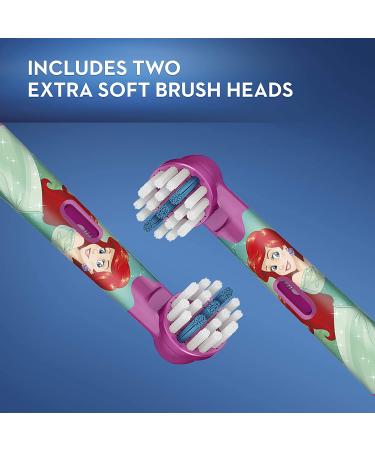 Oral-B Kids Disney Princess Extra Soft Brush Heads - 2 Pack for Ages 3+ - Buy Online on GoSupps.com