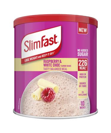 Slimfast Raspberry & White Chocolate Powder Raspberry 10 Servings (Pack of 1)