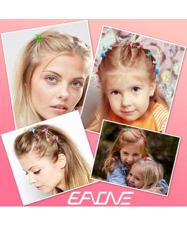 EAONE 50Pcs Butterfly Hair Clips - Mini Cute Styling Accessories for Girls and Women - 10 Matte Colors - Birthday Gift Set with Container - Buy Online on GoSupps.com