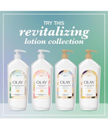 Olay Soothing Dryness Relief Lotion for Women - Hydrating Body Lotion with Vitamin B3 & Aloe Vera | 18 fl oz - Buy Online on GoSupps.com