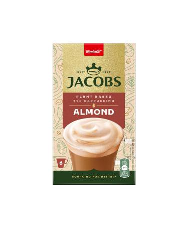 Jacobs Almond Cappuccino Coffee Specialty - 30 Sticks | Soluble Bean Coffee | 5 Pack of 6 Drinks - 70.2g - Buy Online on GoSupps.com