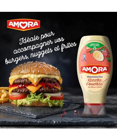 Amora Mayonnaise Whipped Recipe Soft Bottle 398g - Buy Online on GoSupps.com