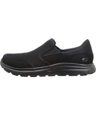 Skechers Men's Flex Advantage Sr Mcallen-m 10.5 Black - Comfortable Slip-Resistant Work Shoe - Buy Online on GoSupps.com