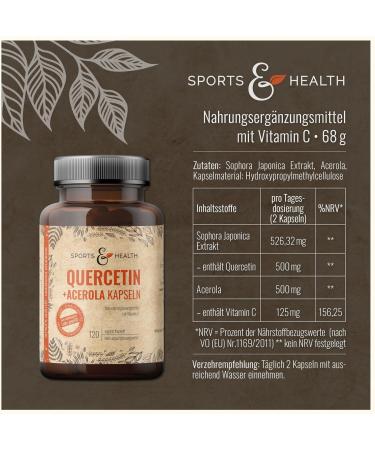 Quercetin Capsules 500mg | 120 Vegan Capsules | High Dose & Additive-Free | International Shipping - Buy Online on GoSupps.com