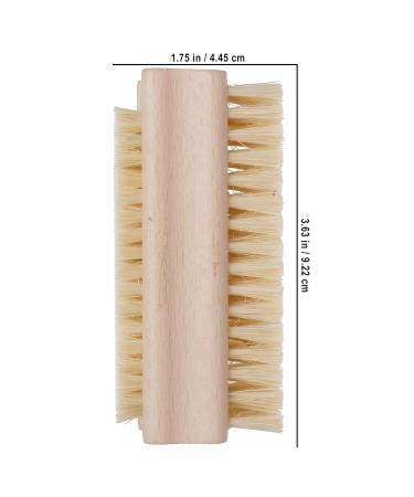 Premium Wood Nail Brush & Hand Washing Brush | Durable Fibre Cleaning Tool for Home & Travel - Buy Online on GoSupps.com