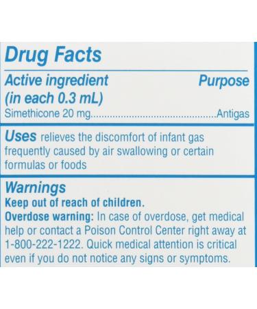 Mylicon Gas Relief Drops for Infants & Babies | Dye-Free Formula - 1 Fl Oz - Fast Relief for Gas & Bloating - Buy Online on GoSupps.com