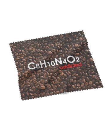 Urban Backwoods Caffeine Addicted Microfiber Cloth - Glasses Cleaning Cloth