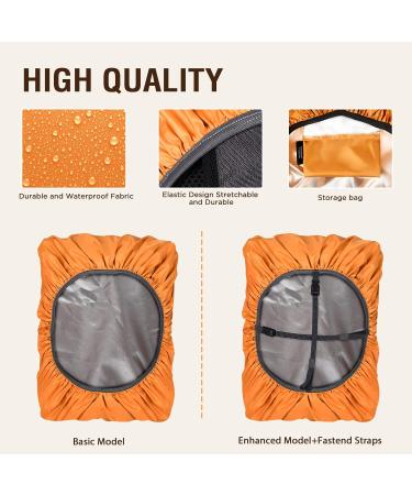 TOURZOO Waterproof Backpack Rain Cover | Reflective Strip | Black | L(40-66L) | for Hiking, Camping, Biking | Fastened Straps | 10-95L Capacity - Buy Online on GoSupps.com