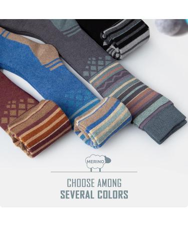 Merino Wool Ski Socks 2-Pack - Gray Medium, Over The Calf, Non-Slip Cuff for Men & Women - Buy Online on GoSupps.com