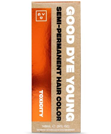 Good Dye Young Semi Permanent Hair Dye (Toxicity - Copper)  UV Protective Temporary Hair Color Lasts 15-24+ Washes  Conditioning Copper Hair Dye  PPD free Hair Dye - Cruelty-Free & Vegan Hair Dye