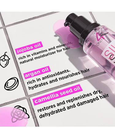 ONLY4HAIR Silk Hair Oil for Dry Damaged Hair Treatment - Anti Frizz Control Serum - Buy Online on GoSupps.com