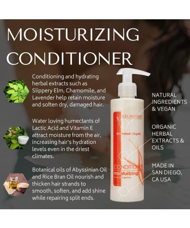 RD Alchemy 98% Natural Organic Moisturizing Conditioner - Silicone Free for Dry Damaged & Frizzy Hair | Nourish & Repair with Organic Oils & Herbs - Buy Online on GoSupps.com