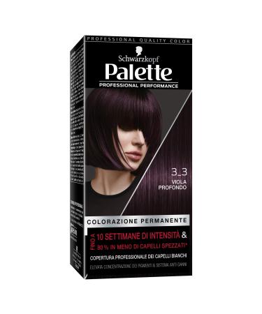 TESTANERA Schwarzkopf Palette Professional Performance Haarverf 3_3 dieppaars 50 ml 50 ml 15 ml