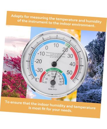 Ultechnovo 2-in-1 Thermometer & Moisture Meter TH101B for Sauna | Hygrothermograph Metal Accessory | Accurate Indoor & Outdoor Humidity Measurement - Buy Online on GoSupps.com