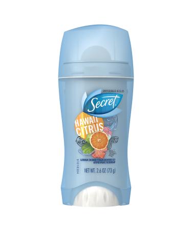 Secret Deodorant Scent Hawaii Citrus Breeze 2.6 Ounce Packaging May Vary