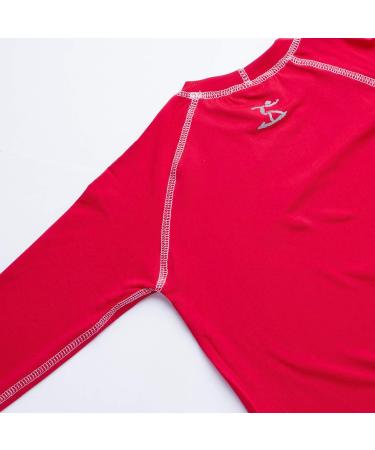 UZZI Kids UPF 50+ Neon Yellow Rashguard Swim T-Shirt 6-7 Years - Loose Cut, Long Sleeve - Buy Online on GoSupps.com