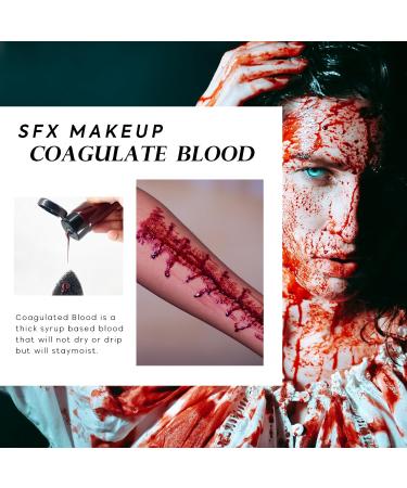 Immetee SFX Fake Blood Gel - 55g - Coagulated Stage Blood for Halloween & Special Effects Makeup - Buy Online on GoSupps.com