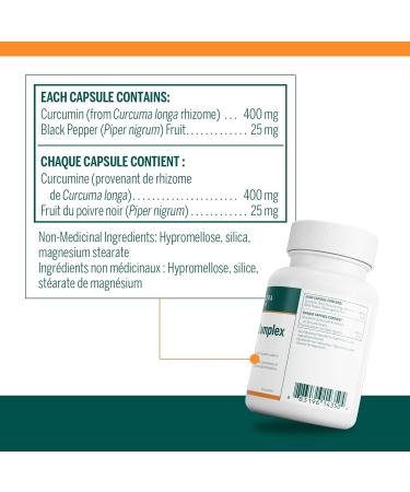 Genestra Brands - Curcumin Complex - Curcumin and Black Pepper Supplement - 60 Vegetable Capsules - Buy Online on GoSupps.com