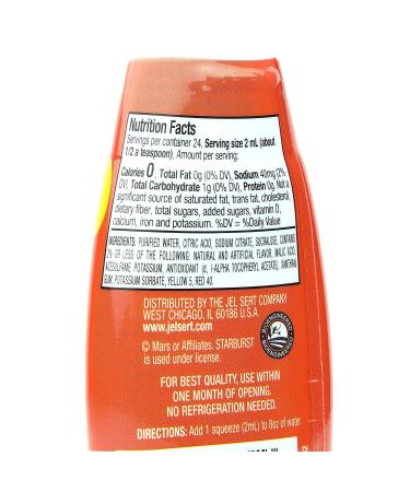 Starburst Liquid Water Enhancer Variety Pack - 3 Flavors | Zero Sugar, Zero Calorie Drops | Includes Strawberry, Orange, Cherry | Ballard Hard Candy Recipe Card - Buy Online on GoSupps.com